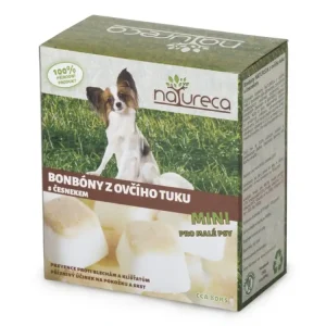 NATURECA Bonbóny z ovčího tuku s česnekem Mini 250g Finální Výprodej