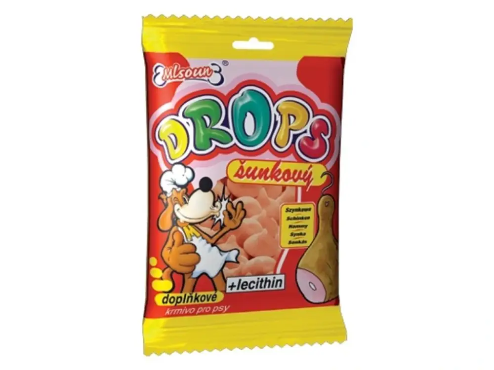 Mlsoun Drops šunka 75g Akce