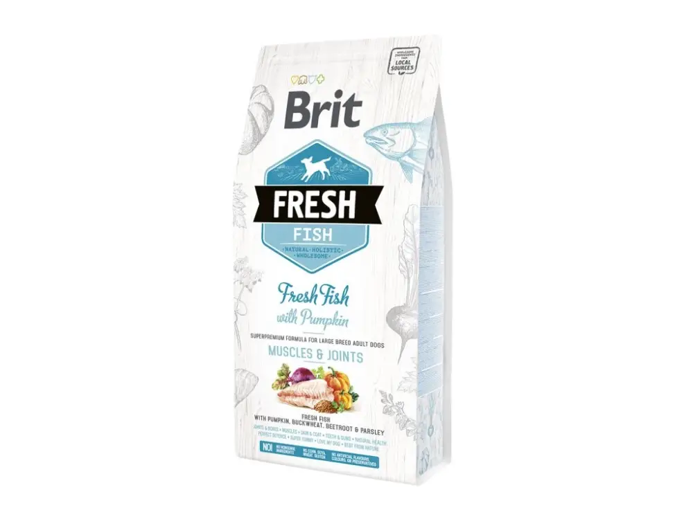 Přímo Od Výrobce Brit Fresh Dog Fish & Pumpkin Adult Large 2,5kg