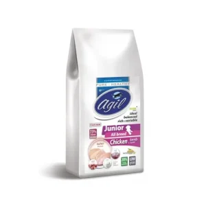 Agil Junior All Breed Low Grain Chicken&Lamb&Tuna 10kg Nová Kolekce