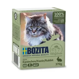 Akční Nabídka Bozita Cat kousky v želé s králičím, tetrapak 370 g