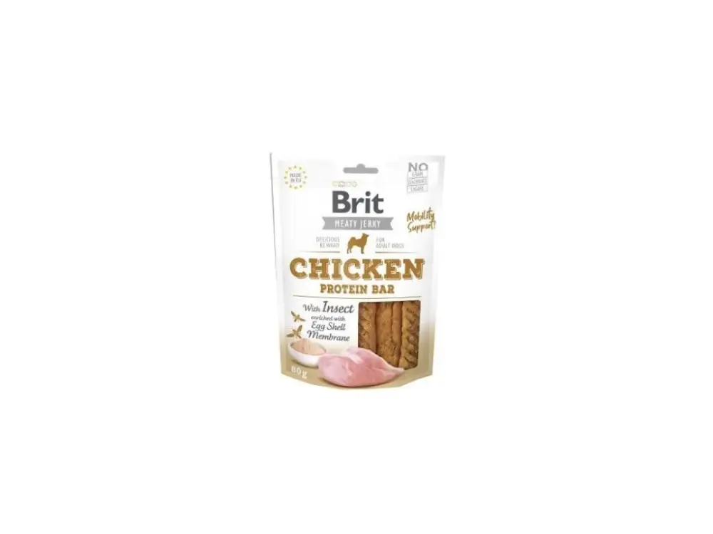 Odeslání Ihned Brit Jerky Chicken with Insect Protein Bar 80g
