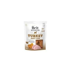 Omezená Nabídka Brit Jerky Turkey Meaty Coins 200g