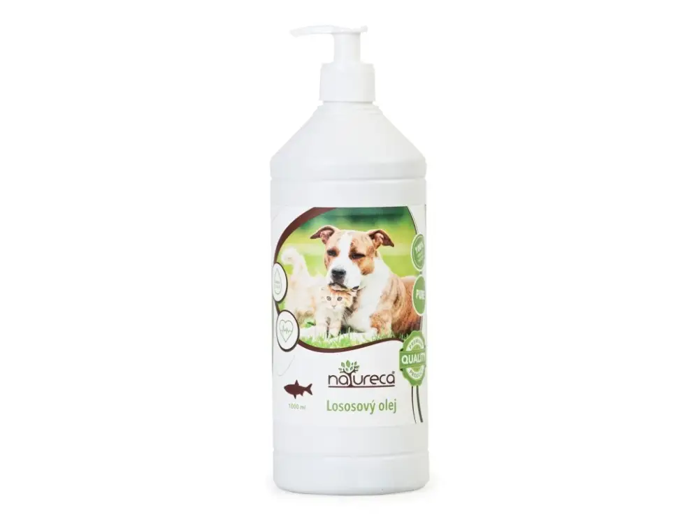 Nakupujte Hned NATURECA Lososový olej 100% 1000ml