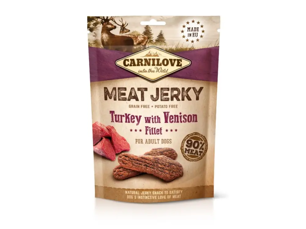 Nakupujte Hned Carnilove Dog Jerky Venison&Turkey Fillet 100g