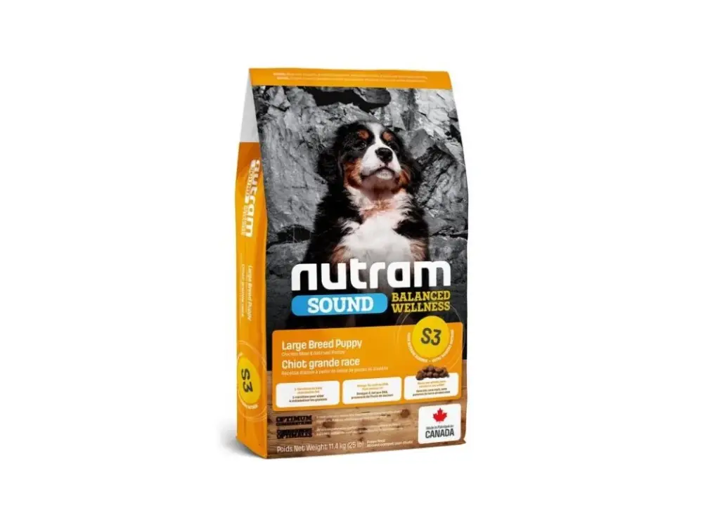Vrácení Zdarma Nutram S3 Sound Puppy Large Breed 11,4 kg