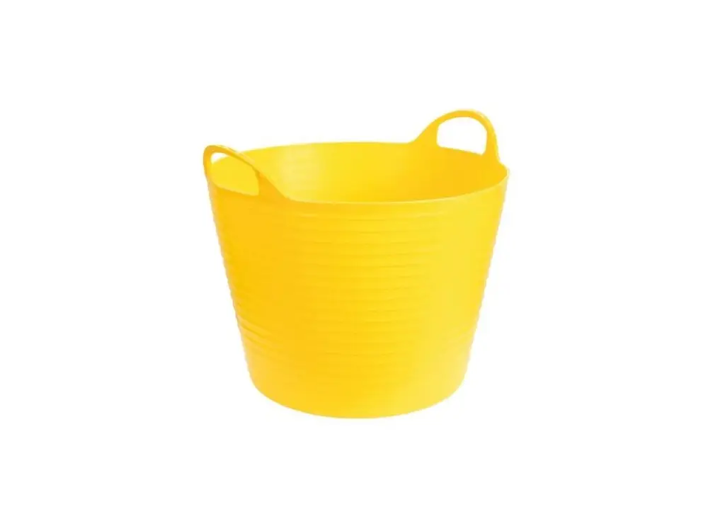 Plastový kbelík FLEXI, 42 - 45 l - zelená - žlutá Must-Have