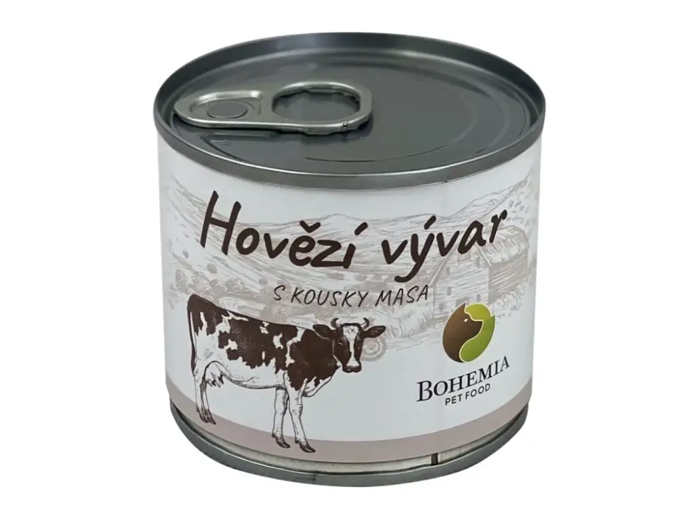 Oblíbený BOHEMIA Vývar Hovězí s kousky masa 140ml
