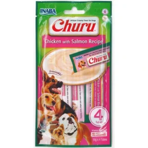 Churu Dog Chicken with Salmon 4x14g Přímo Od Výrobce
