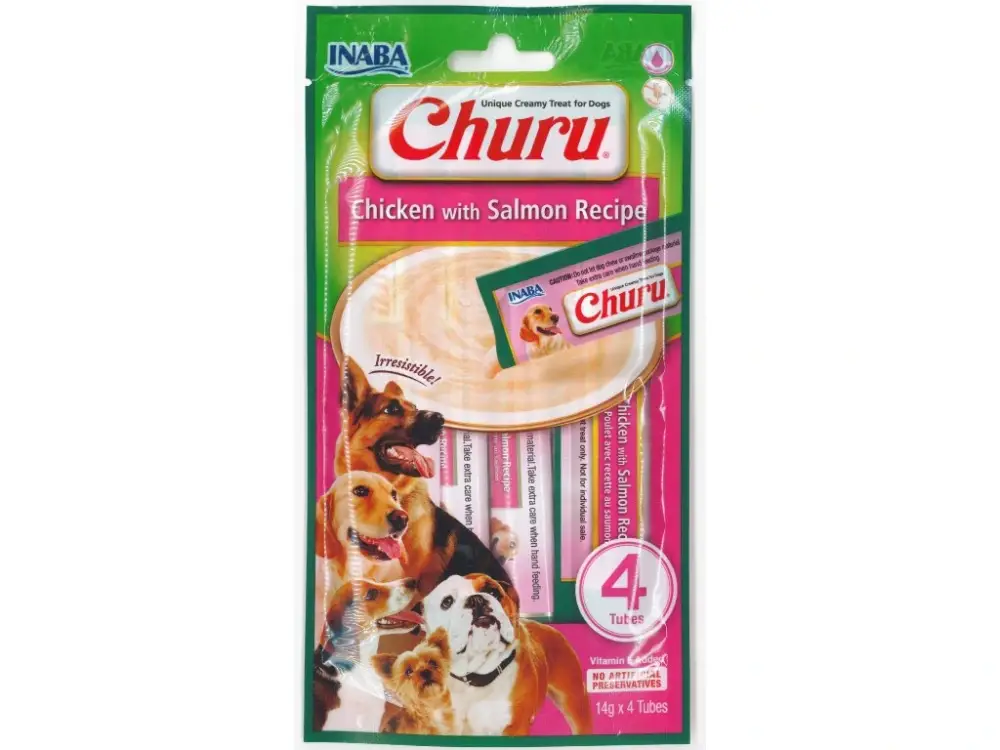 Churu Dog Chicken with Salmon 4x14g Přímo Od Výrobce