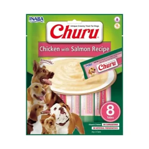 Nejlepší Volba Churu Dog Chicken with Salmon 8x20g