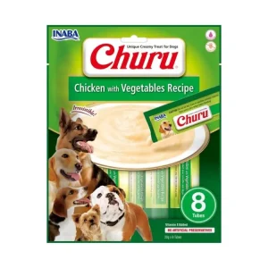 Churu Dog Chicken with Vegetables 8x20g Zlevněný
