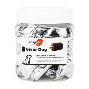 Finální Výprodej Easypill Giver Dog 400g /průhledná dóza