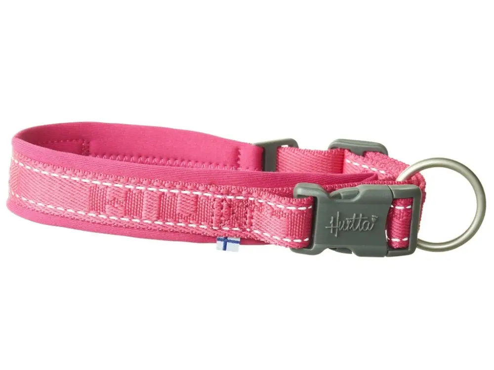 Značkový Obojek Hurtta Casual ECO rubínový 35-45cm