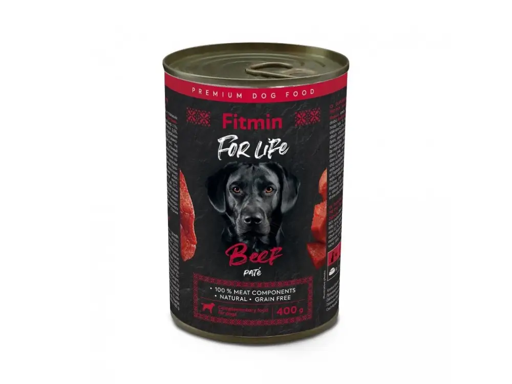 Výhodná Nabídka Fitmin For Life hovězí konzerva pro psy 6 x 400 g