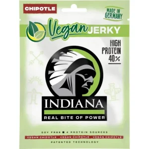 INDIANA Vegan Jerky Hot & Sweet Chipotle 25g Dokud Zásoby Vydrží