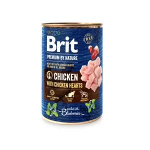 Brit Premium Dog by Nature konz Chicken&Hearts 400g Ověřený