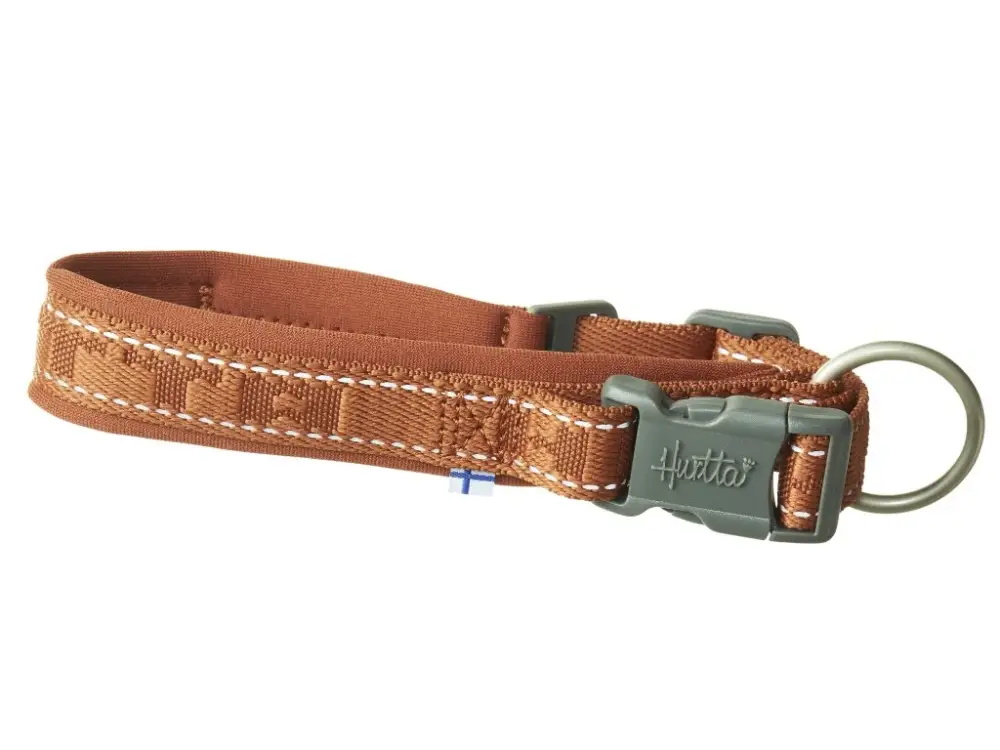 Obojek Hurtta Casual ECO skořicový 20-30cm Víkendová Akce