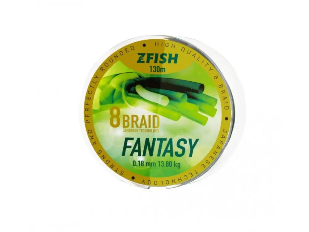 Sleva Zfish FANTASY 8-BRAID Návazcová šňůrka 130 m Ø 0,20 mm