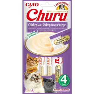 Churu Cat Chicken with Shrimp Flavour Recipe 4x14g Výhodná Nabídka