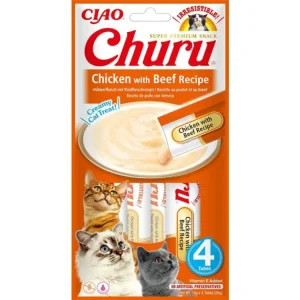 Tovární Cena Churu Cat Chicken with Beef Recipe 4x14g