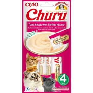 Churu Cat Tuna Recipe with Shrimp Flavour 4x14g Pouze Dnes