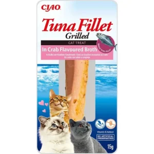 Ověřený Churu Cat Tuna Fillet in Crab Flavoured Broth 15g