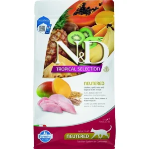 Akční Nabídka N&D TROPICAL SELECTION CAT Neutered Chicken 1,5kg