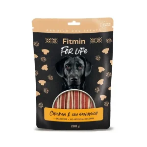 Fitmin For Life Kuřecí sendvič s treskou pochoutka pro psy 200 g Dokud Zásoby Vydrží
