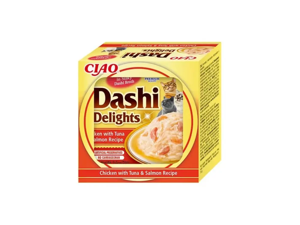 Churu Cat Dashi Delights Chicken with Tuna&Salmon 70g Finální Výprodej