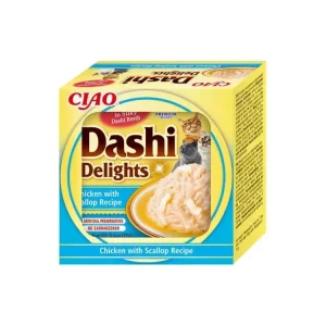 Churu Cat Dashi Delights Chicken with Scallop 70g Finální Výprodej