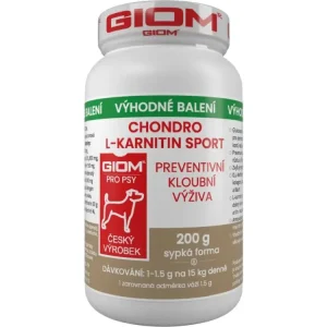 Giom S pes Chondro L-karnitin SPORT 200g plv Kup Teď