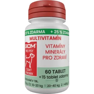 Giom S pes Multivitamín 60 tbl+25% zdarma Sezónní Sleva