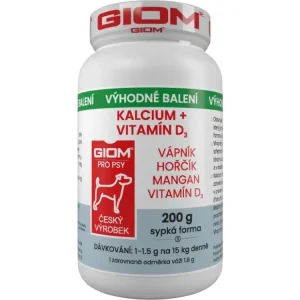 Super Cena Giom S pes Kalcium+D3 200g plv