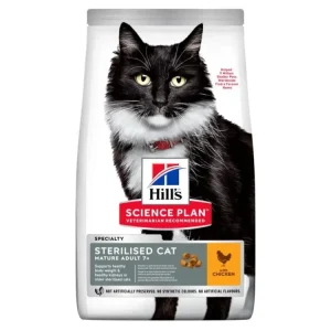 Hill's Fel. SP Mature Adult 7+Steril. Cat Chicken 3kg Nízká Cena