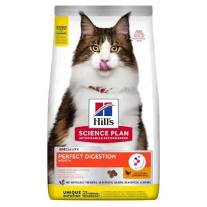 Hill's Fel. SP Perfect Digestion Adult Chick Rice 7kg Ihned K Objednání