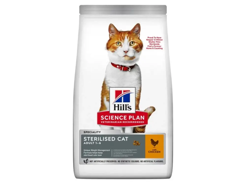 Hill's Fel. SP Adult Sterilised Cat Chicken 10kg Poslední Šance