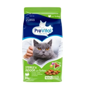 Speciální Cena PreVital Kočka Sterile Krůta 8 kg