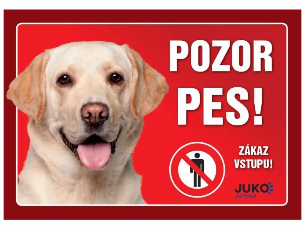 Cedulka Juko LABRADOR zlatý Sleva