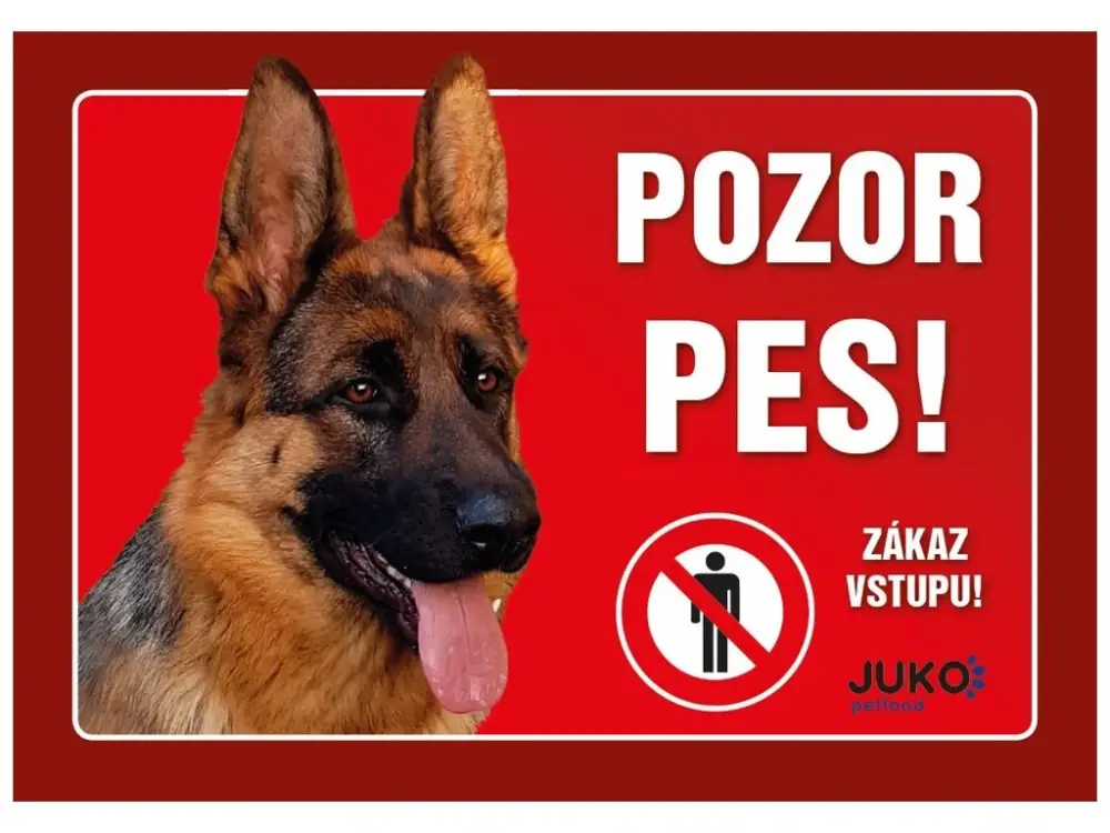Značkový Cedulka Juko NĚMECKÝ OVČÁK
