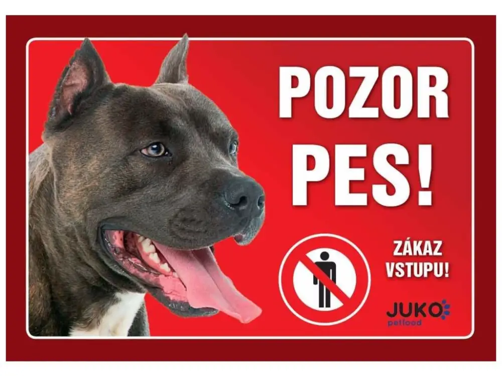 Cedulka Juko STAFORDŠÍRSKÝ TERIÉR Oblíbený