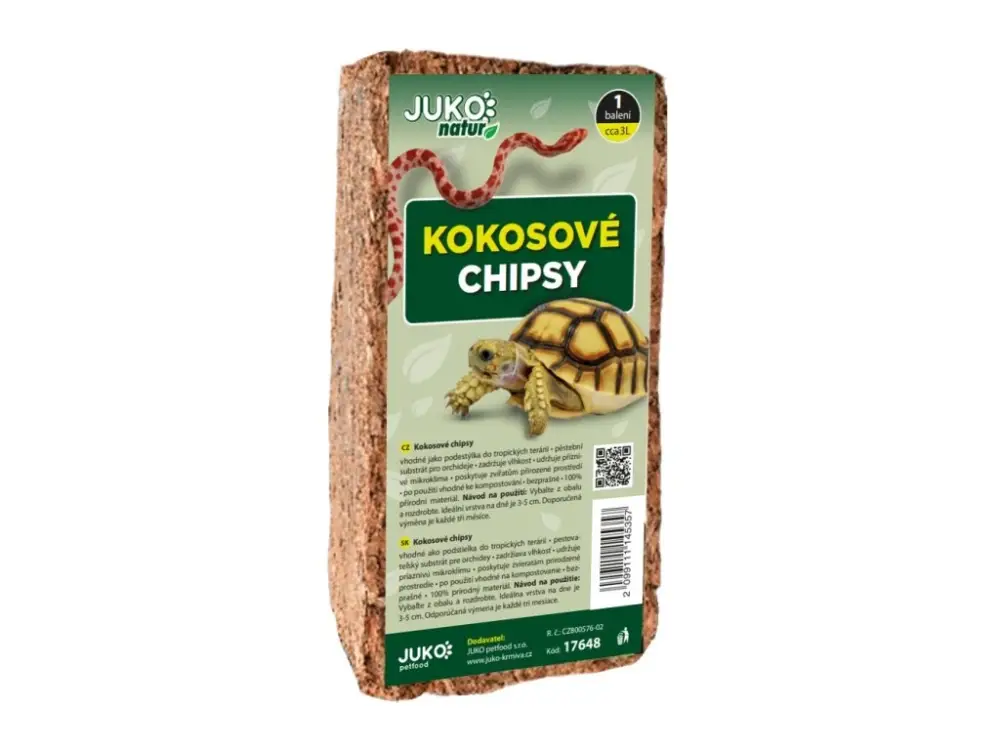 Novinka Kokosové chipsy briketa JUKO 550 g