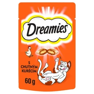 Vysoce Kvalitní Dreamies kočka pochoutka s kuřecím 60g
