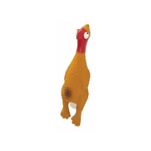 Aktuální Hračka pes Kuřátko latex se zvukem 14,5cm HipHop