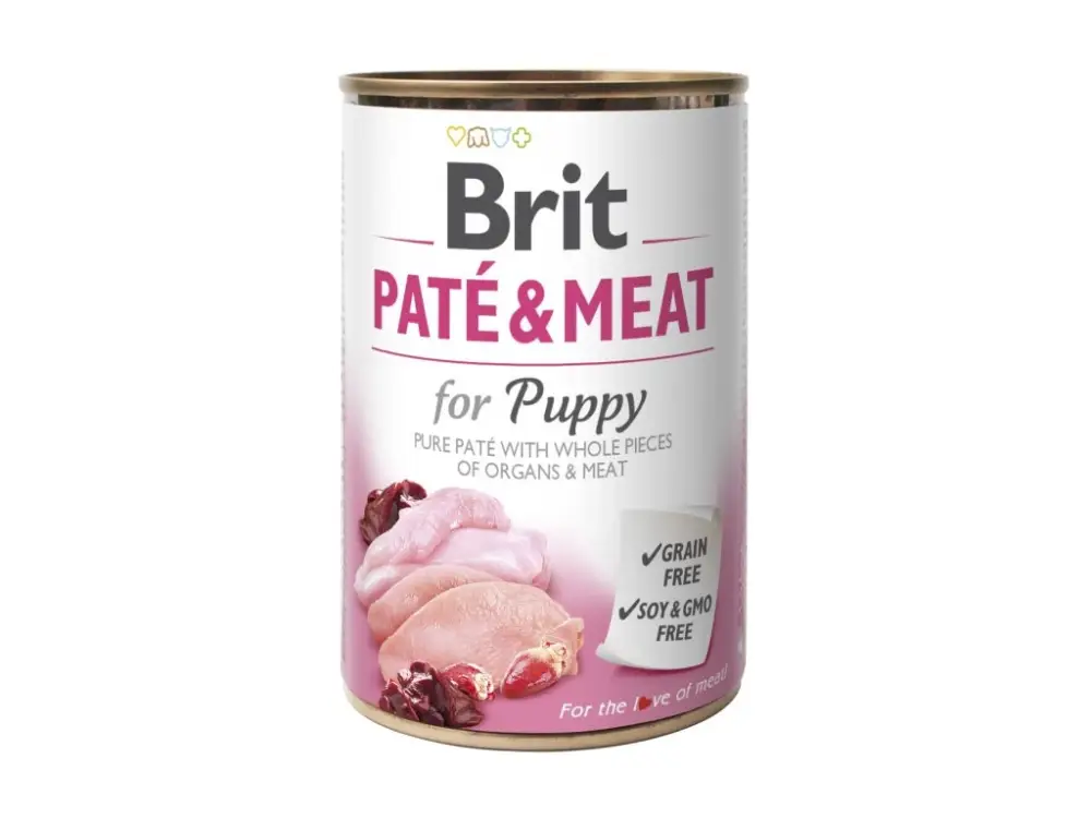 Ověřený Brit Dog konz Paté & Meat Puppy 800g