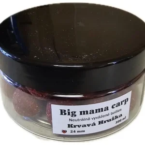 Boilies Neutrálně vyvážené Krvavá Hruška 24 mm 300 ml Vrácení Zdarma