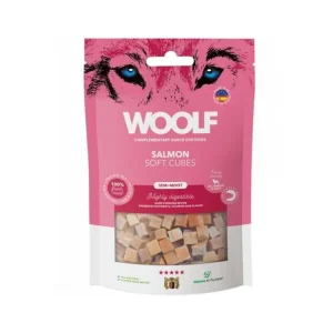 WOOLF Cubes poch. Soft Salmon 100g Hit Sezóny