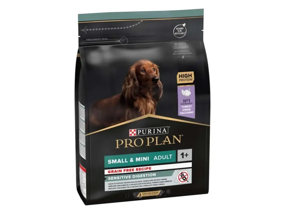ProPlan Dog Adult Small&Mini GrainFree Turkey 2,5kg Jen Po Omezenou Doba