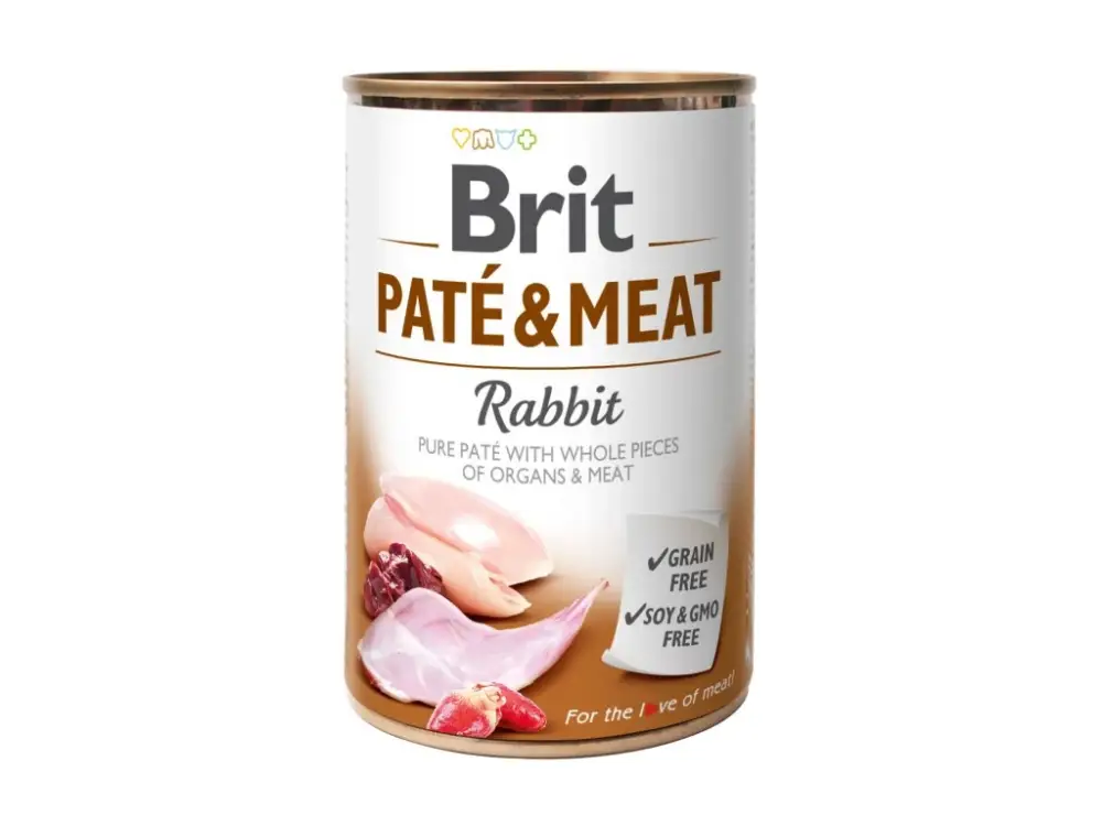 Brit Dog konz Paté & Meat Rabbit 800g Dokud Zásoby Vydrží