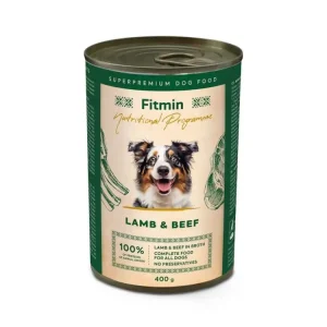 Fitmin Program Konzerva hovězí s jehněčím pro psy 400 g Expresní Doručení